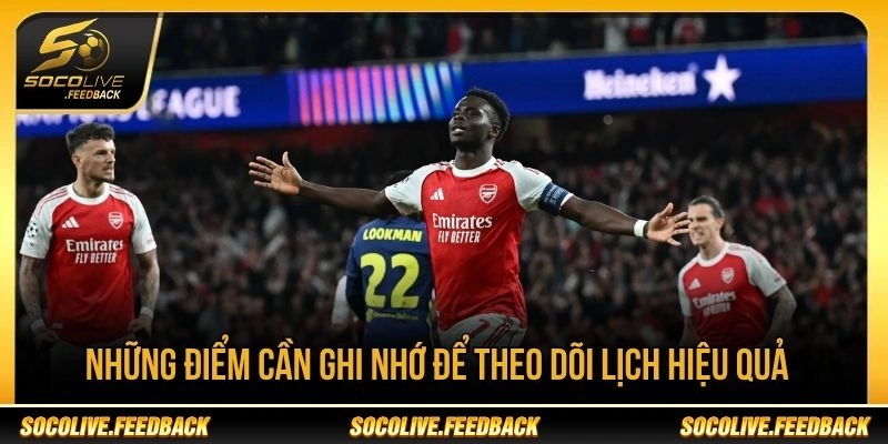 Những lưu ý khi theo dõi lịch phát sóng Cúp C1