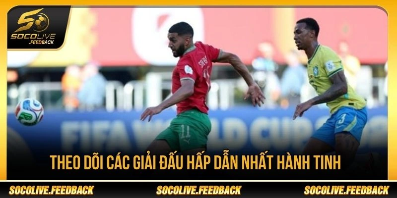 Theo dõi các giải đấu nổi bật trong lịch thi đấu bóng đá hôm nay